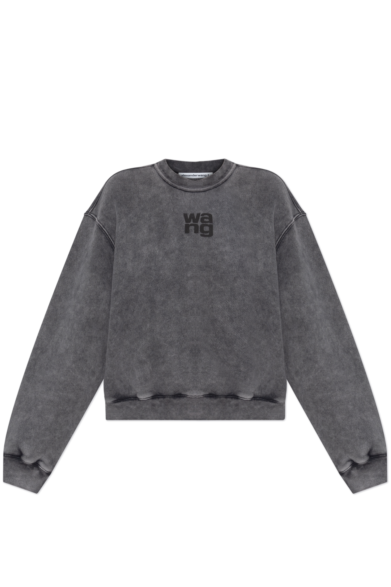 alexander wang MULTICOLOR LOGO ロンT グレー a25_alexander-wang_a25-